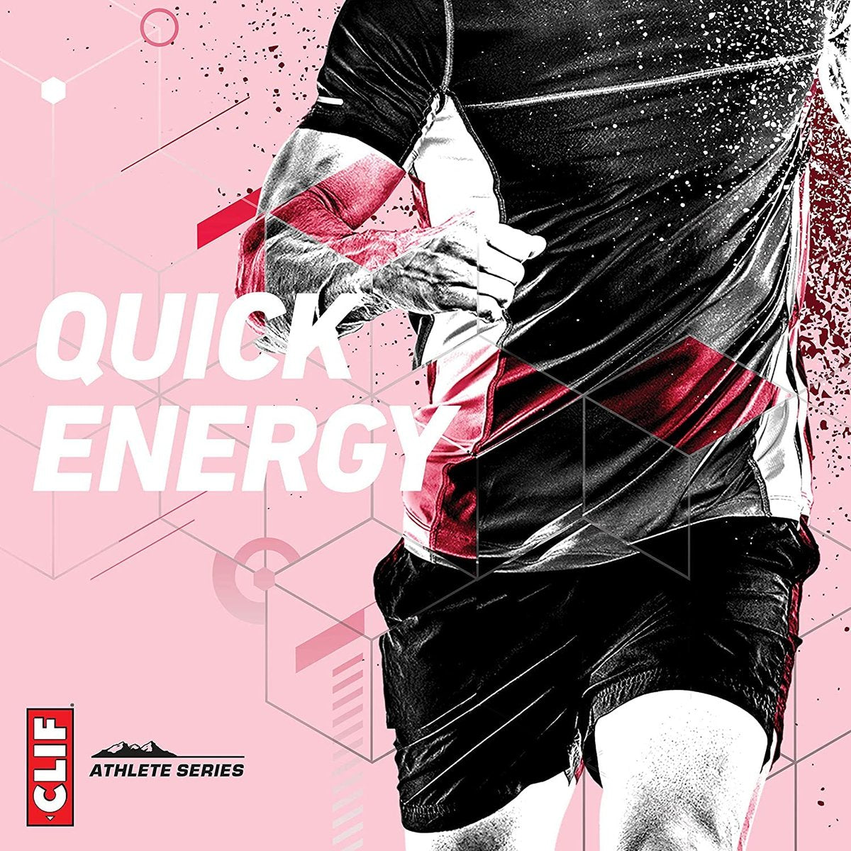 CLIF BLOKS Energy Chews - Erdbeer - Non-GMO - Pflanzlich - Schnelle Energie für Radfahren und Laufen - Trainingssnack (2,1 Unzen Packung, 3 Stück)