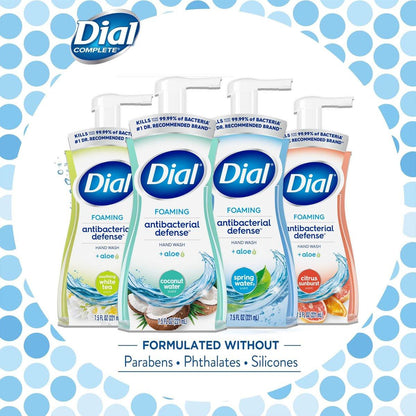 Dial Complete Schaumendes Antibakterielles Handwaschmittel Sortiment 4er-Pack – Verschiedene Düfte, je 222 ml