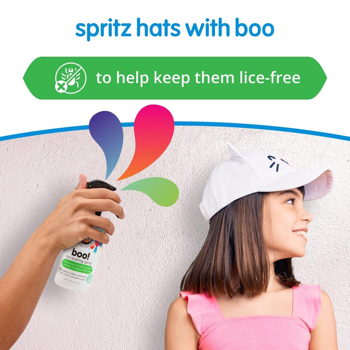 SoCozy Boo Lice Scaring Spray für Kinderhaar – Wirksame Läuseabwehr mit Teebaumöl, Rosmarinöl & Keratin, 237 ml