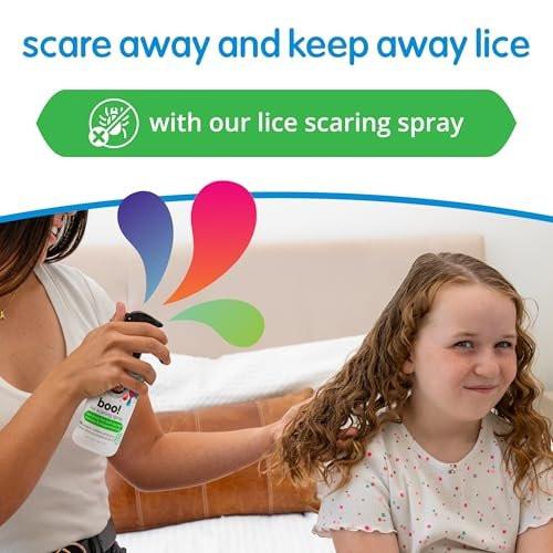 SoCozy Boo Lice Scaring Spray für Kinderhaar – Wirksame Läuseabwehr mit Teebaumöl, Rosmarinöl & Keratin, 237 ml