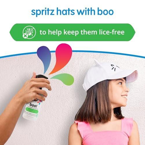 SoCozy Boo Lice Scaring Spray für Kinderhaar – Wirksame Läuseabwehr mit Teebaumöl, Rosmarinöl & Keratin, 237 ml
