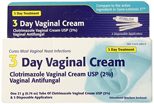 Clotrimazol 3-Tage Vaginalcreme 0,74 Unzen, 3 Applikationen