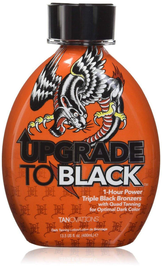 Ed Hardy UPGRADE TO BLACK Triple Black Bronzer – 13,5 Unzen Selbstbräuner für intensive, natürliche Bräune
