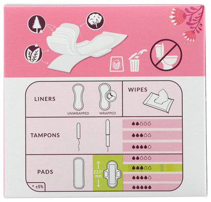 Natracare Ultra Extra Binden mit Flügeln, Regular, einzeln verpackt, aus zertifizierter Bio-Baumwolle, ökologisch zertifiziertem Zellstoff und Pflanzenstärke (1 Packung, 12 Binden)