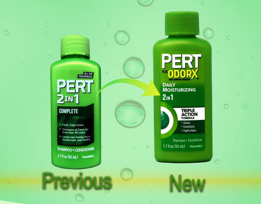 Pert Plus 2-in-1 Shampoo & Conditioner, 1,7 Fl Oz (36er Pack) – Praktische Reisegröße