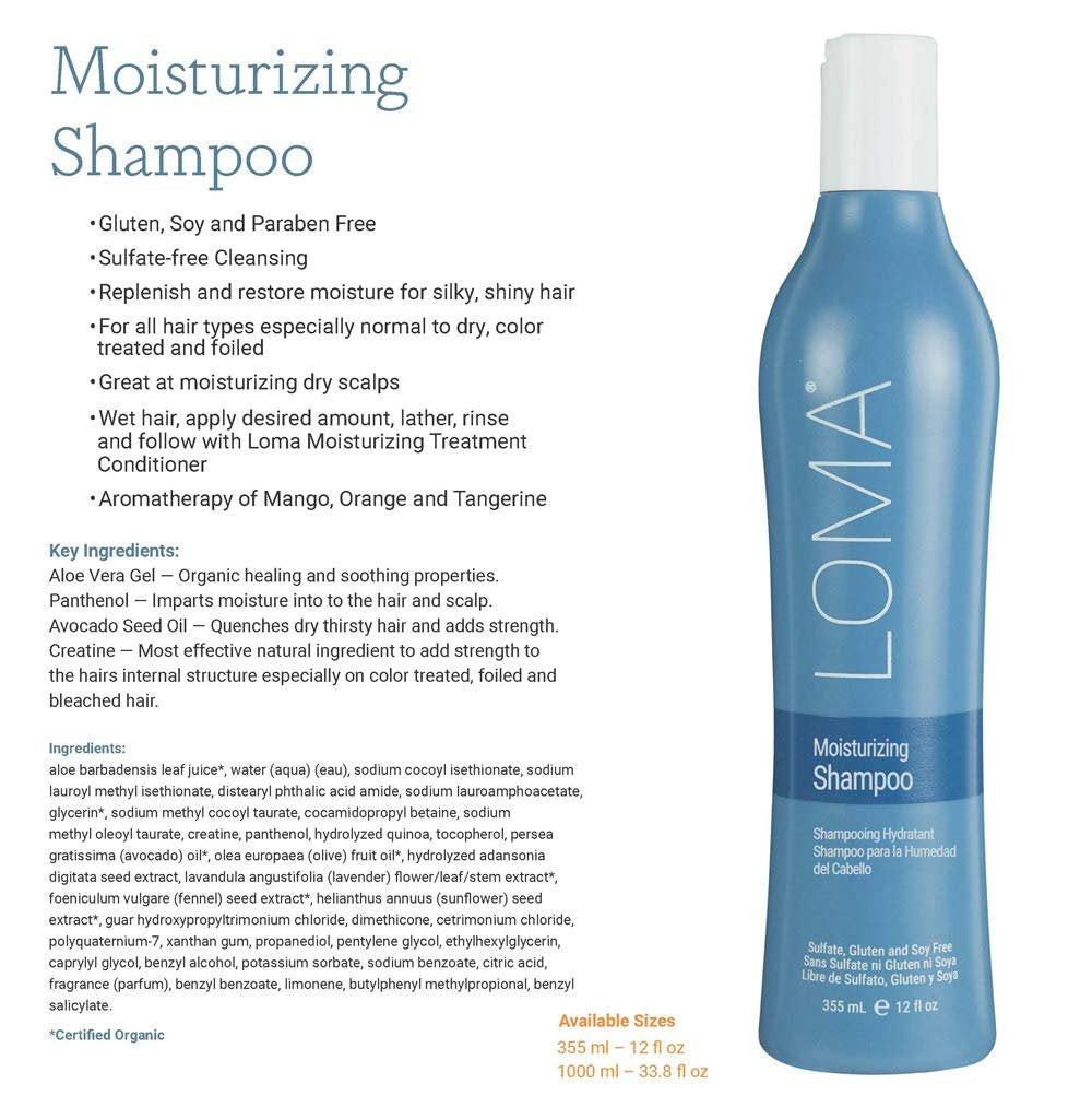 LOMA Feuchtigkeitsspendendes Shampoo & Conditioner Duo-Pack 2x 1 Liter (33 oz)