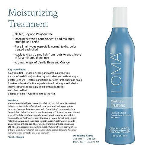 LOMA Feuchtigkeitsspendendes Shampoo & Conditioner Duo-Pack 2x 1 Liter (33 oz)