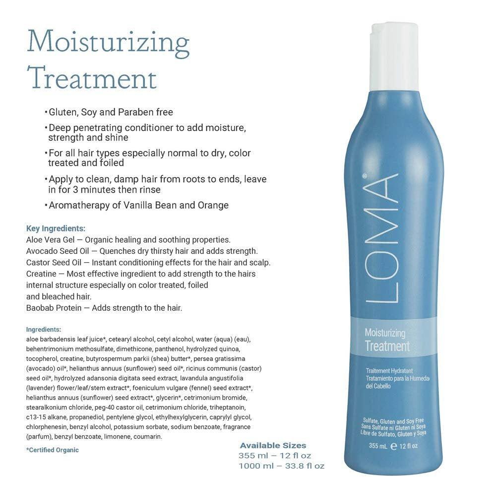 LOMA Feuchtigkeitsspendendes Shampoo & Conditioner Duo-Pack 2x 1 Liter (33 oz)