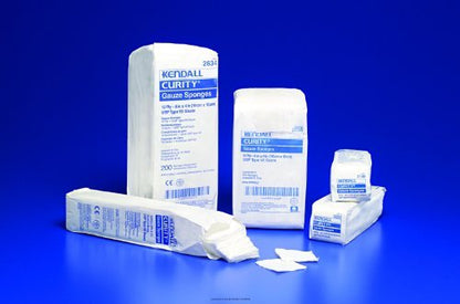 COVIDIEN 2634 Curity Mullkompresse, unsteril, 10 cm x 10 cm, 12-lagig (Packung mit 200)