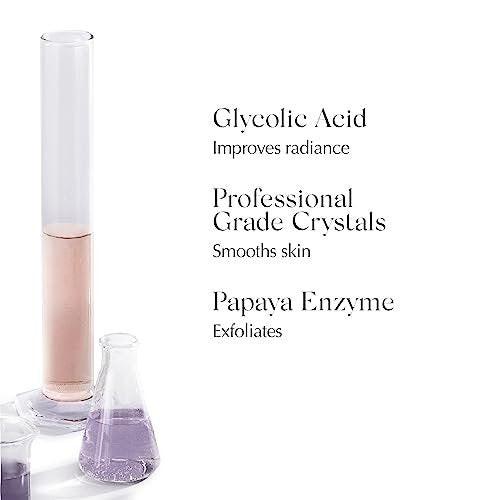 EXUVIANCE Triple Microdermabrasion Face Polish – Peeling mit Glykolsäure, Papaya-Enzym und professionellen Kristallen, 75 g