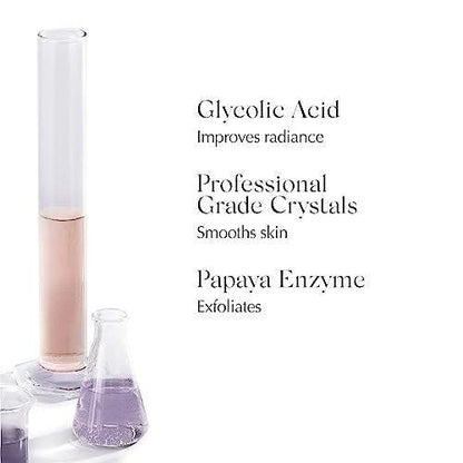 EXUVIANCE Triple Microdermabrasion Face Polish – Peeling mit Glykolsäure, Papaya-Enzym und professionellen Kristallen, 75 g