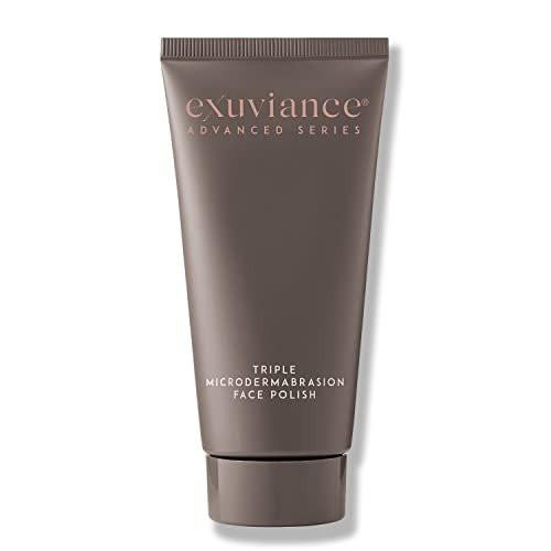 EXUVIANCE Triple Microdermabrasion Face Polish – Peeling mit Glykolsäure, Papaya-Enzym und professionellen Kristallen, 75 g