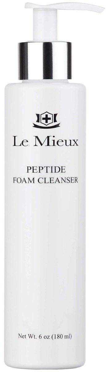Le Mieux Peptide Foam Cleanser – Alterverjüngender Gesichtsreiniger mit Meeres-Kollagen & 3 Peptiden für strahlende Haut, Schaumreiniger für trockene Haut, ohne Parabene oder Sulfate (180 ml)