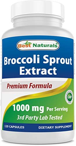 Best Naturals Brokkoli-Sprossen Extrakt, 1000 mg, 120 Kapseln