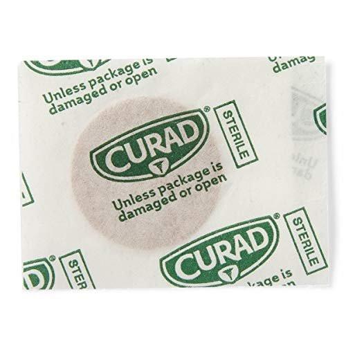 Curad Flex Fabric Spot Pflaster, Durchmesser 2,2 cm (7/8"), 100 Stück, hautfarben