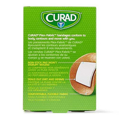 Curad Flex Fabric Spot Pflaster, Durchmesser 2,2 cm (7/8"), 100 Stück, hautfarben