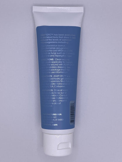 ASAP OTC Wundpflege-Gel von American Biotech Labs | Silber-Sol Ag₄O₄ 24 ppm Heil- und Beruhigungsgel | 118 ml