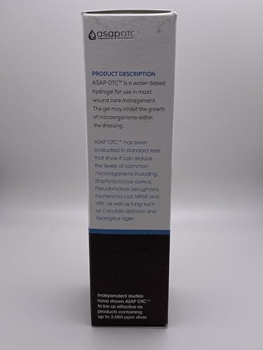ASAP OTC Wundpflege-Gel von American Biotech Labs | Silber-Sol Ag₄O₄ 24 ppm Heil- und Beruhigungsgel | 118 ml