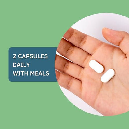 Bioxtron Natürliches Stammzellen-Supplement Kapseln – Zelluläre & Antioxidantien-Unterstützung mit Blaugrünalgen, Spirulina, Immun- & Energieunterstützung – 60 Kapseln