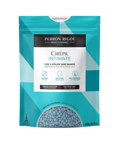 Cirepil Intimate Hartwachsperlen 800g – Speziell für Brasilianisches & Bikini-Waxing mit Cicasepticalm & Kokosöl – Anti-Bump Haarentfernung für empfindliche Bereiche – Nachfüllbeutel