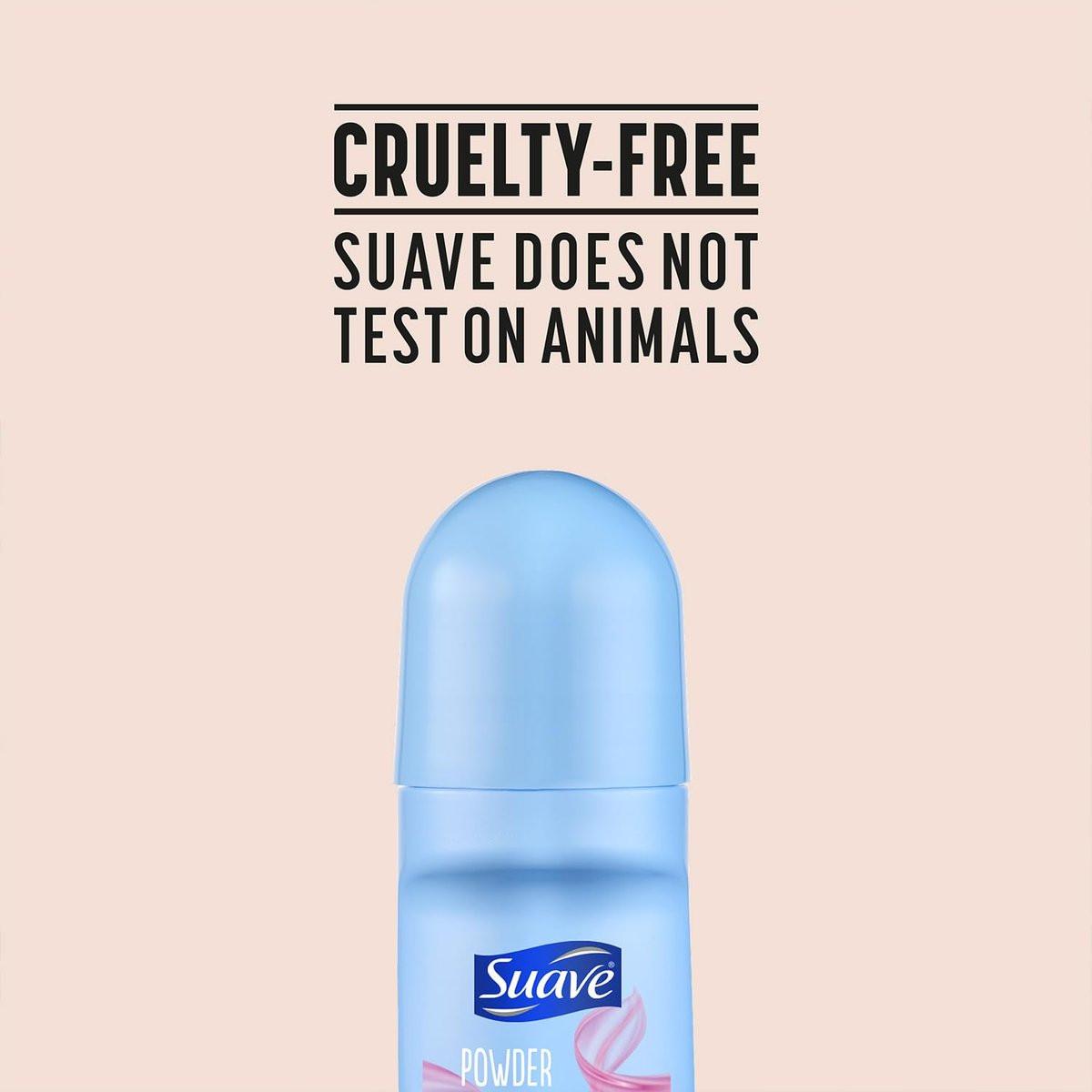 Suave Deodorant Roll-On für Frauen, Powder Fresh Duft, 6er-Pack – Antitranspirant Deodorant mit 24-Stunden-Schweiß- und Geruchsschutz, 2,7 Unzen pro Stück