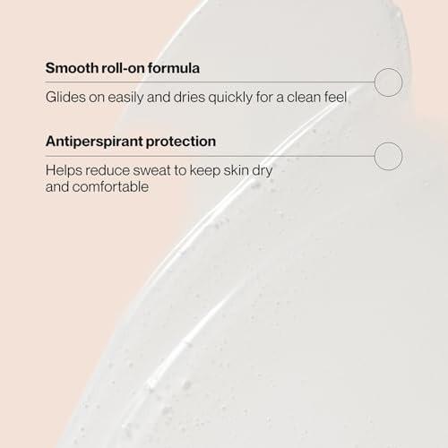 Suave Deodorant Roll-On für Frauen, Powder Fresh Duft, 6er-Pack – Antitranspirant Deodorant mit 24-Stunden-Schweiß- und Geruchsschutz, 2,7 Unzen pro Stück
