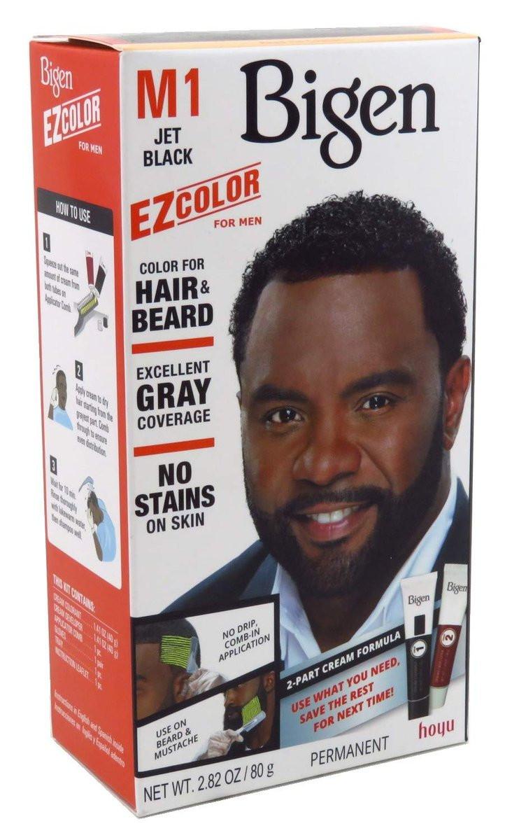 Bigen Ez Color für Männer – Tiefschwarz Kit (6er-Pack)