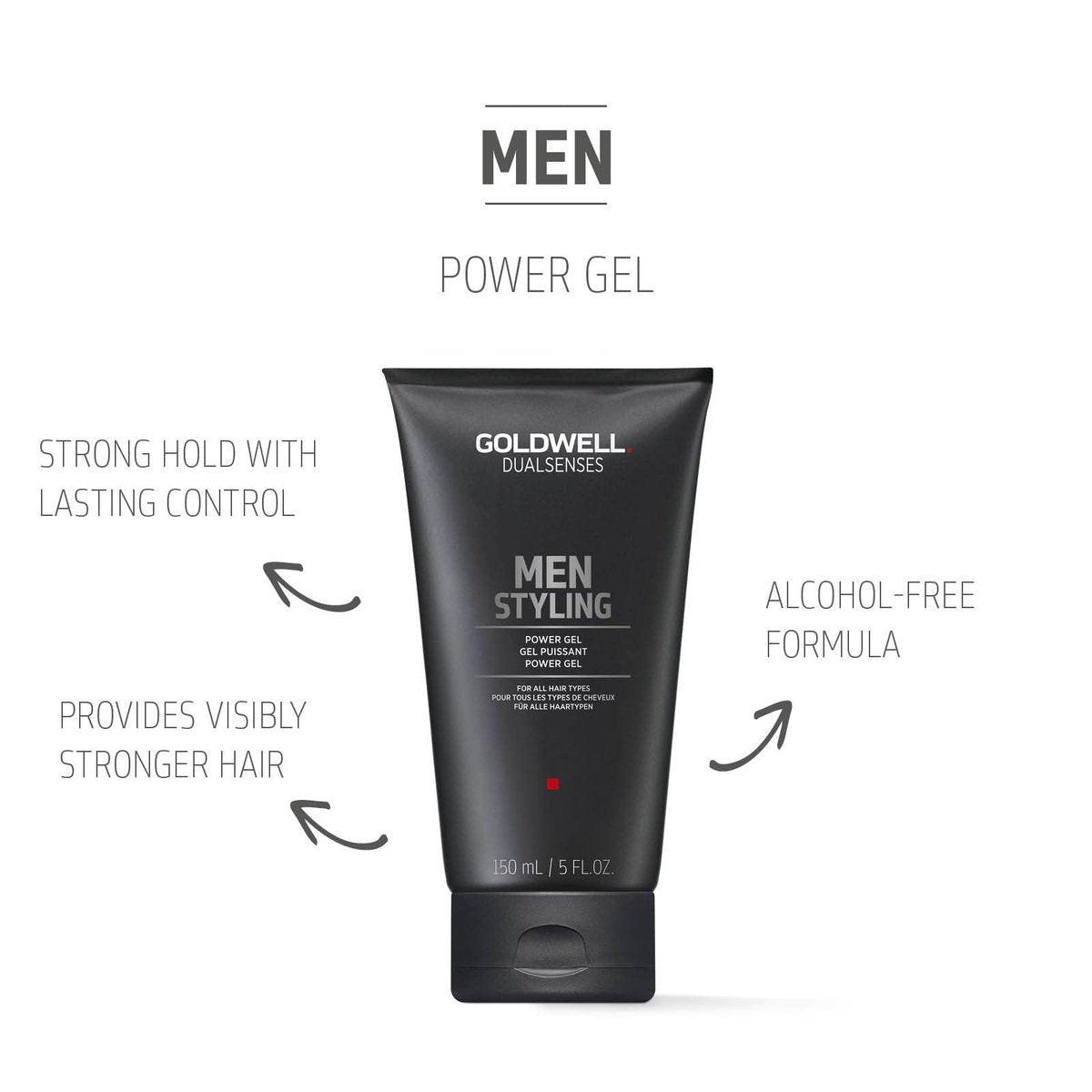 Goldwell Dualsenses Men Power Gel 150ml – Starker Halt für Männer