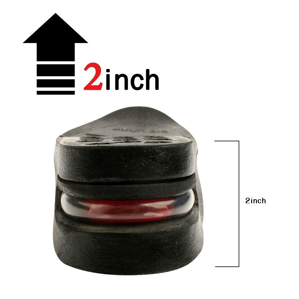 Fußerhöhungseinlagen mit Luftpolster (2 Schichten (5 cm Erhöhung), Herren 7-11)