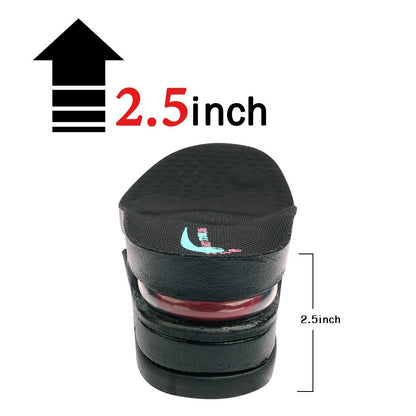 Höhenverstellbare Schuheinlegesohlen mit Luftkissen (3 Schichten (2,5 cm Erhöhung), Größe L (Herren 7-11))