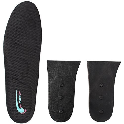 Höhenverstellbare Schuheinlegesohlen mit Luftkissen (3 Schichten (2,5 cm Erhöhung), Größe L (Herren 7-11))