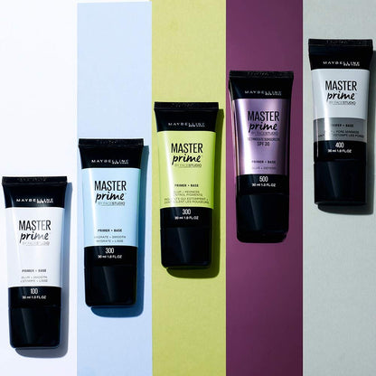 Maybelline Face Studio Master Prime Face Primer Make-up Base, Blur + Rötungskontrolle, 1 Flasche