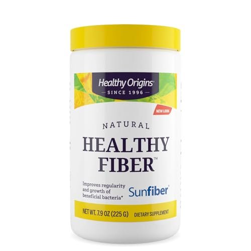 Healthy Origins Healthy Fiber Pulver 225g – Sunfiber PHGG für Verdauung, Darmgesundheit & Präbiotikum