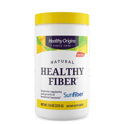 Healthy Origins Healthy Fiber Pulver 225g – Sunfiber PHGG für Verdauung, Darmgesundheit & Präbiotikum
