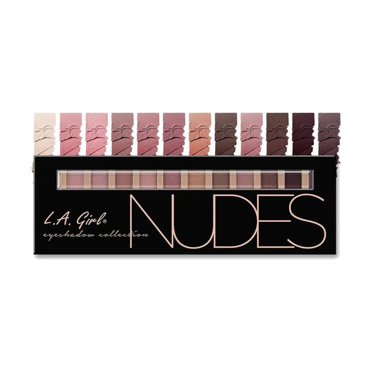 L.A. Girl Beauty Brick Lidschatten, Nudes, 0,42 Unzen, Puder