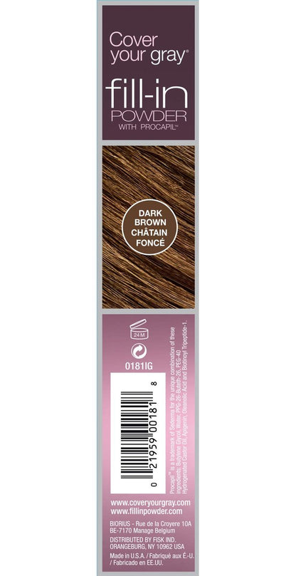 Cover Your Gray Fill In Powder - Dunkelbraun (2er-Pack) - Graue Haare kaschieren