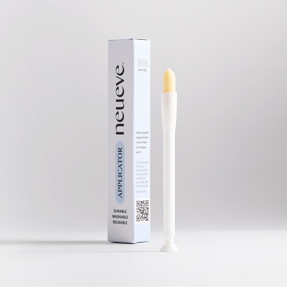 NeuEve® Vaginalapplikator, wiederverwendbar (1er-Pack) – 3,5/8 Zoll Innendurchmesser – Passend für die meisten Marken, Pillen, Tabletten, Kapseln und Vitamin E – Nicht für Creme – Leichte Reinigung
