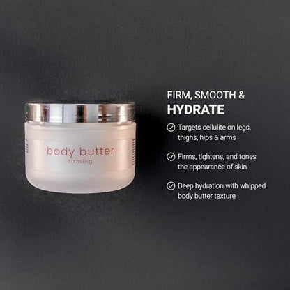 LifeCell Firming Body Butter – Anti-Cellulite-Creme mit Koffein, Ginseng & Arganöl – Ultra-feuchtigkeitsspendende Anti-Aging-Pflege für Beine, Oberschenkel, Hüften & Arme – Straffende Lotion für Frauen