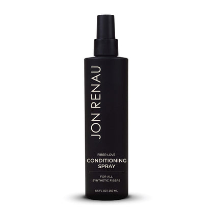 Jon Renau Fiber Love Synthetischer Pflegespray – Leave-In Conditioner für Perücken & Haarverlängerungen, Entwirrungsspray für Kunsthaar, Paraben- & Sulfatfrei, 240 ml