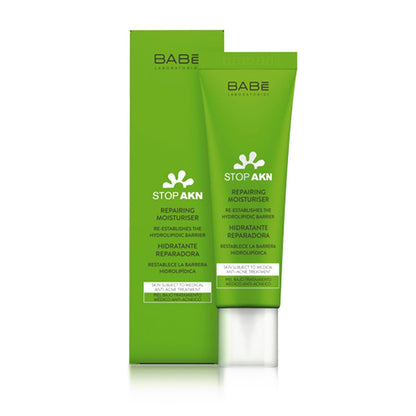 Babe Stop Akn Reparierende Feuchtigkeitscreme 50ml – Anti-Pickel Gesichtscreme für unreine Haut