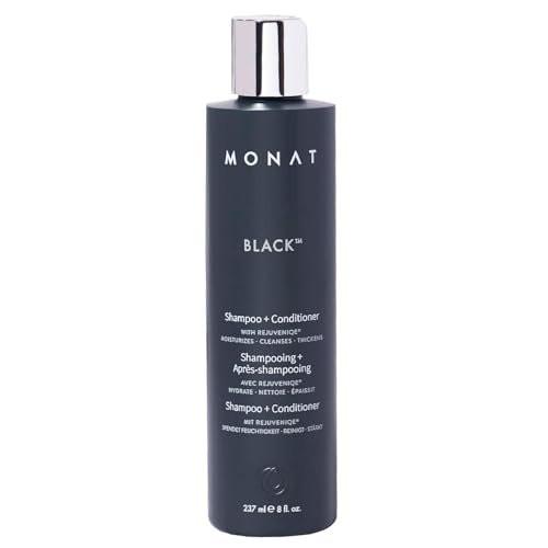 MONAT Black 2-in-1 Shampoo & Conditioner – 237ml – Für alle Haartypen – Reinigt, pflegt und stärkt das Haar in einem Schritt