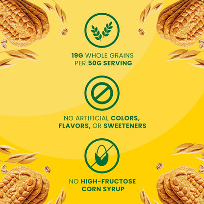 belVita Frühstückskekse Goldener Hafer, 30 Packungen, 6 Schachteln (4 Kekse pro Packung)