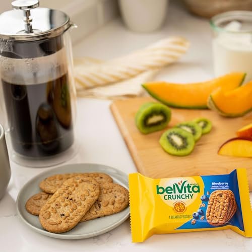 belVita Frühstückskekse, Cranberry Orange, 30 Packungen, 6 Schachteln (4 Kekse pro Packung)
