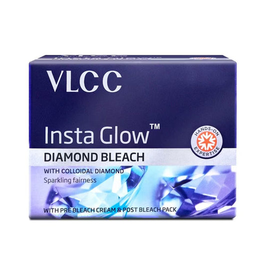 VLCC Insta Glow Diamond Bleach (60 g) – Aufhellende Creme für strahlende Haut