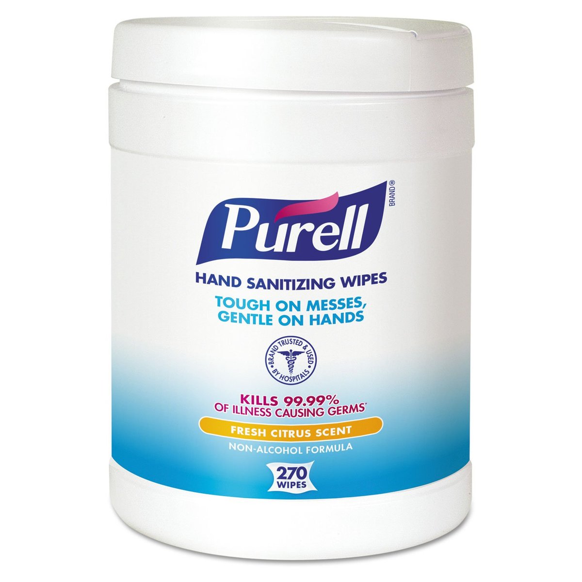 Purell Desinfizierende Handtücher, 6 x 6 3/4 Zoll, Weiß, 270 Tücher pro Spender