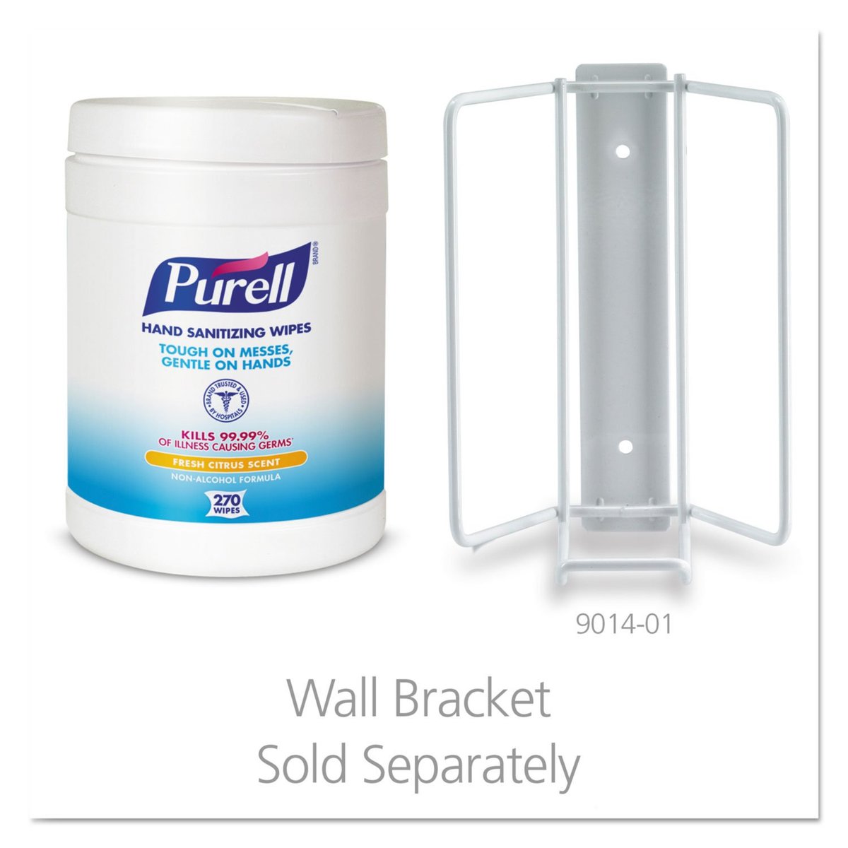 Purell Desinfizierende Handtücher, 6 x 6 3/4 Zoll, Weiß, 270 Tücher pro Spender