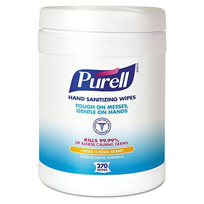 Purell Desinfizierende Handtücher, 6 x 6 3/4 Zoll, Weiß, 270 Tücher pro Spender