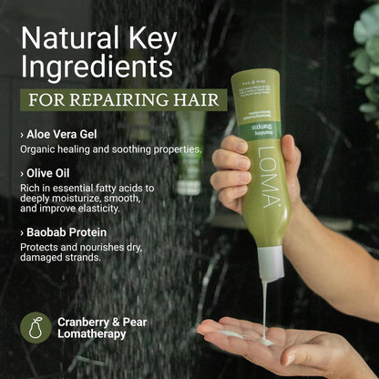 LOMA Nourishing Shampoo 33 Unzen (Liter) – Feuchtigkeitsspendendes Pflegeshampoo