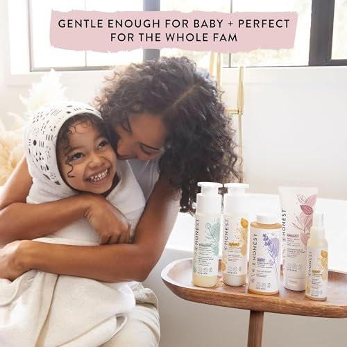 The Honest Company Silikonfreier Conditioner, Sanft und Tränenfrei, Hypoallergen, Baby Haarpflege mit Natürlichen Inhaltsstoffen, Citrus Vanilla Refresh, 296 ml