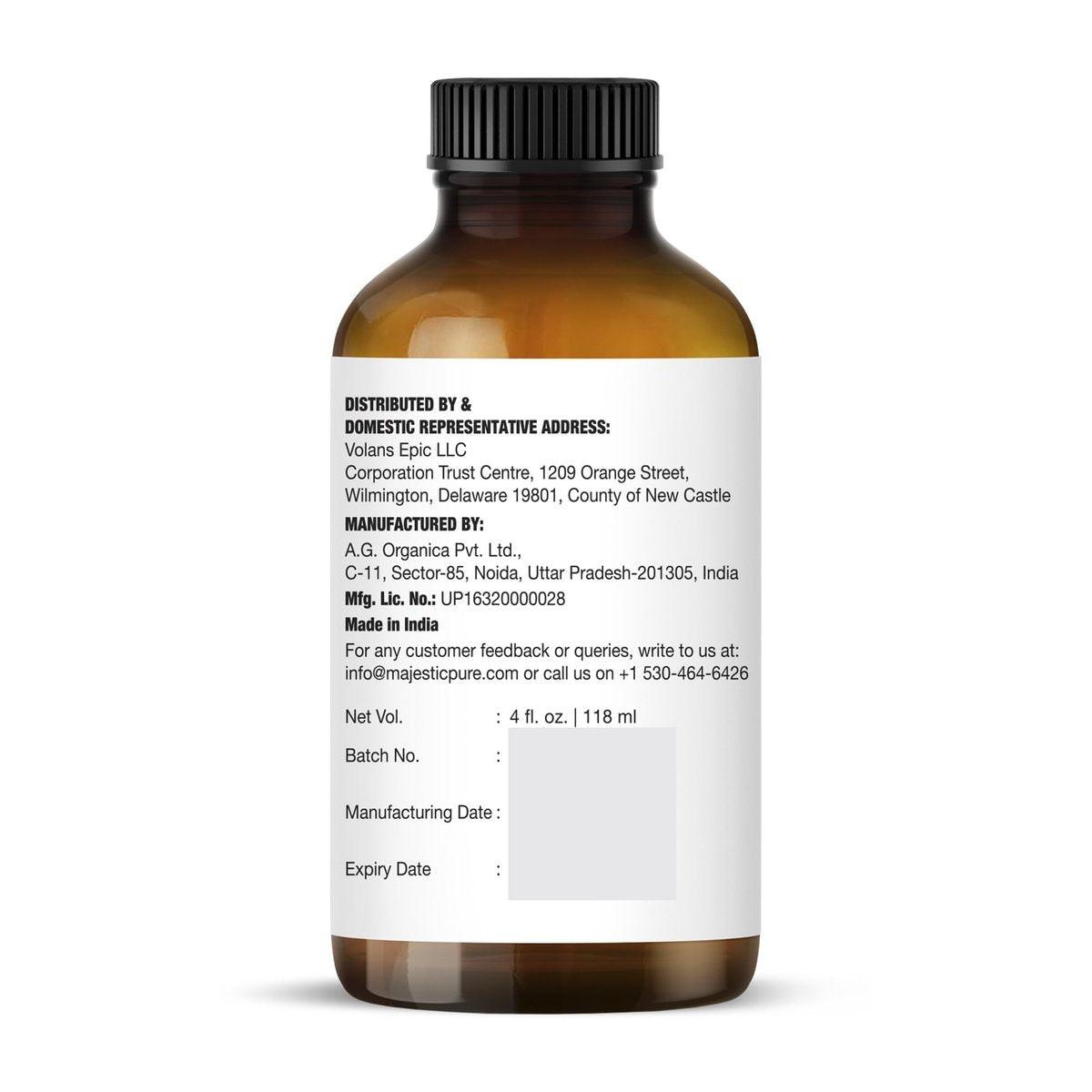 Majestic Pure Zitronen-Ätherisches Öl mit Glaspipette – 100% rein & natürlich – 4 Fl Oz